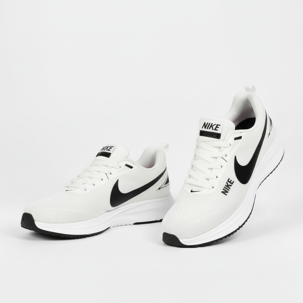 كوتشي نايك حريمي رياضي - منظر أمامي يوضح التصميم العصري وخامة Mesh الخفيفة للتهوية
