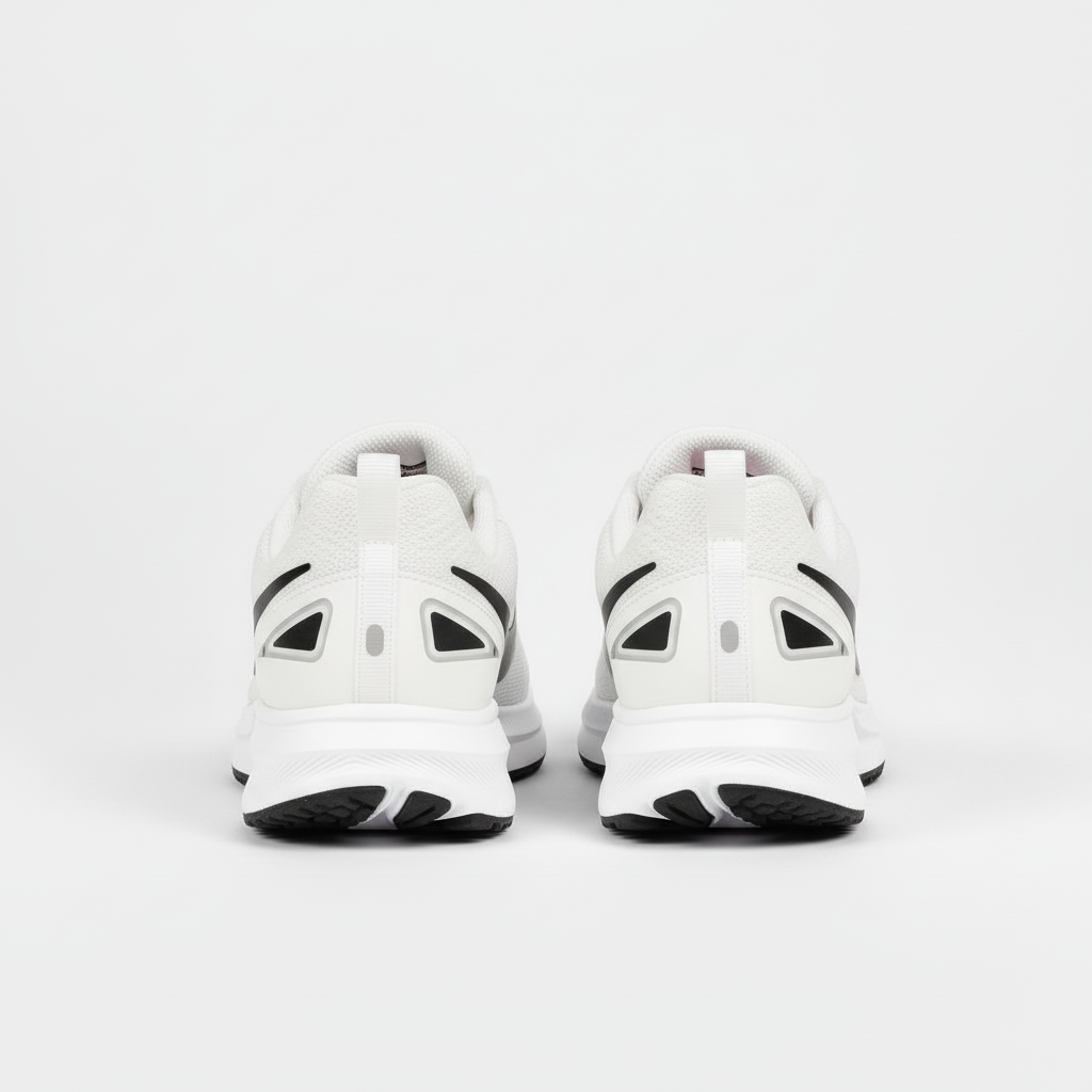 كوتشي نايك حريمي - منظر من الخلف يوضح التصميم الثابت الداعم للقدم والشعار
